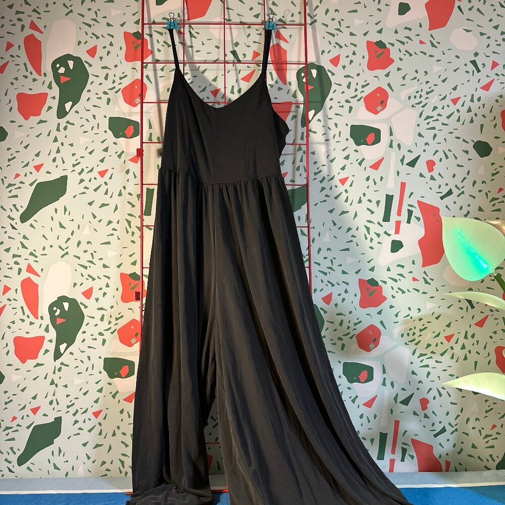 Mystree Black Spaghetti Strap Dress - S